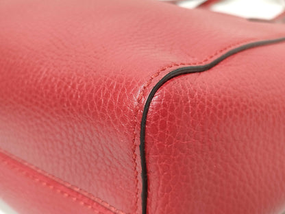 GUCCI Swing Leather Tote Bag