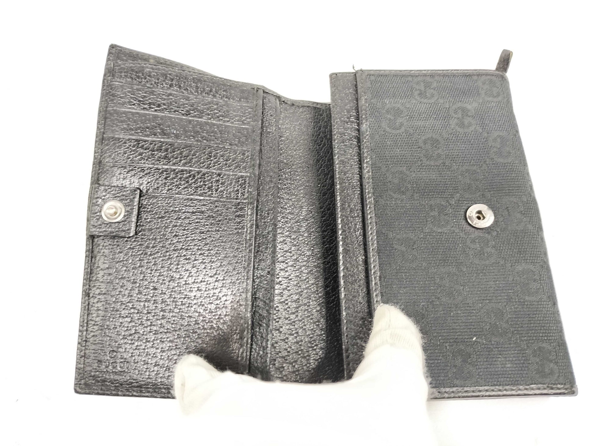 GUCCI GG Canvas Gucci GG Wallet 154258 Wallet