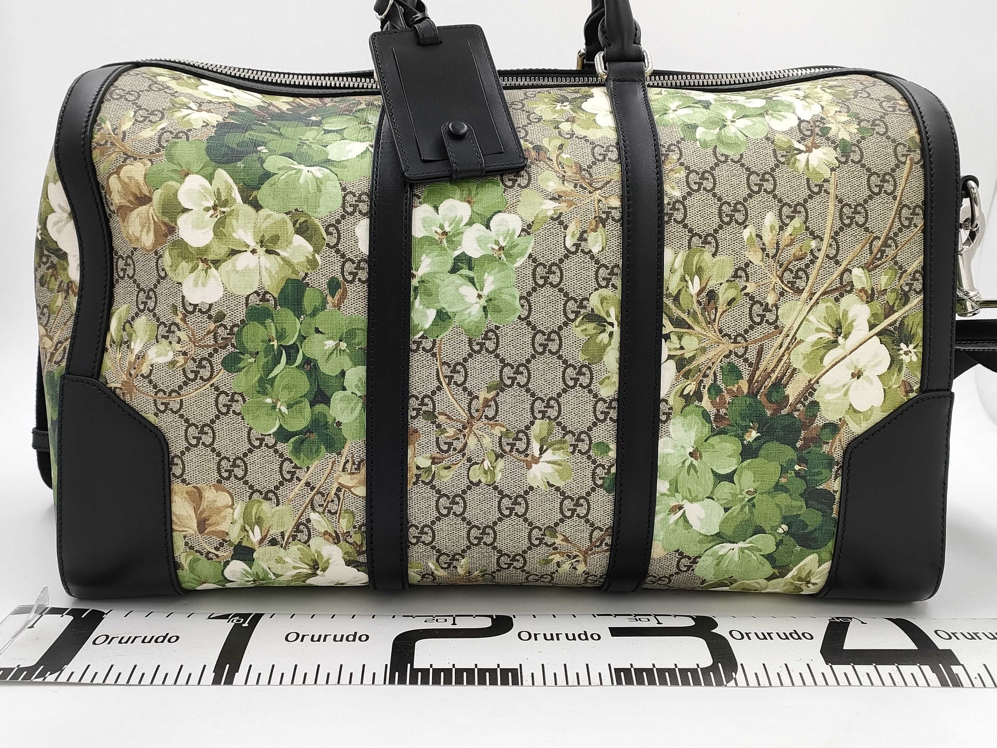 GUCCI GUCCI406380 Boston Bag Beige x Black Bag