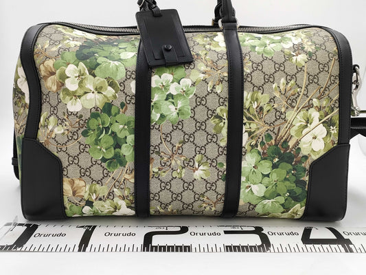 GUCCI GUCCI406380 Boston Bag Beige x Black Bag