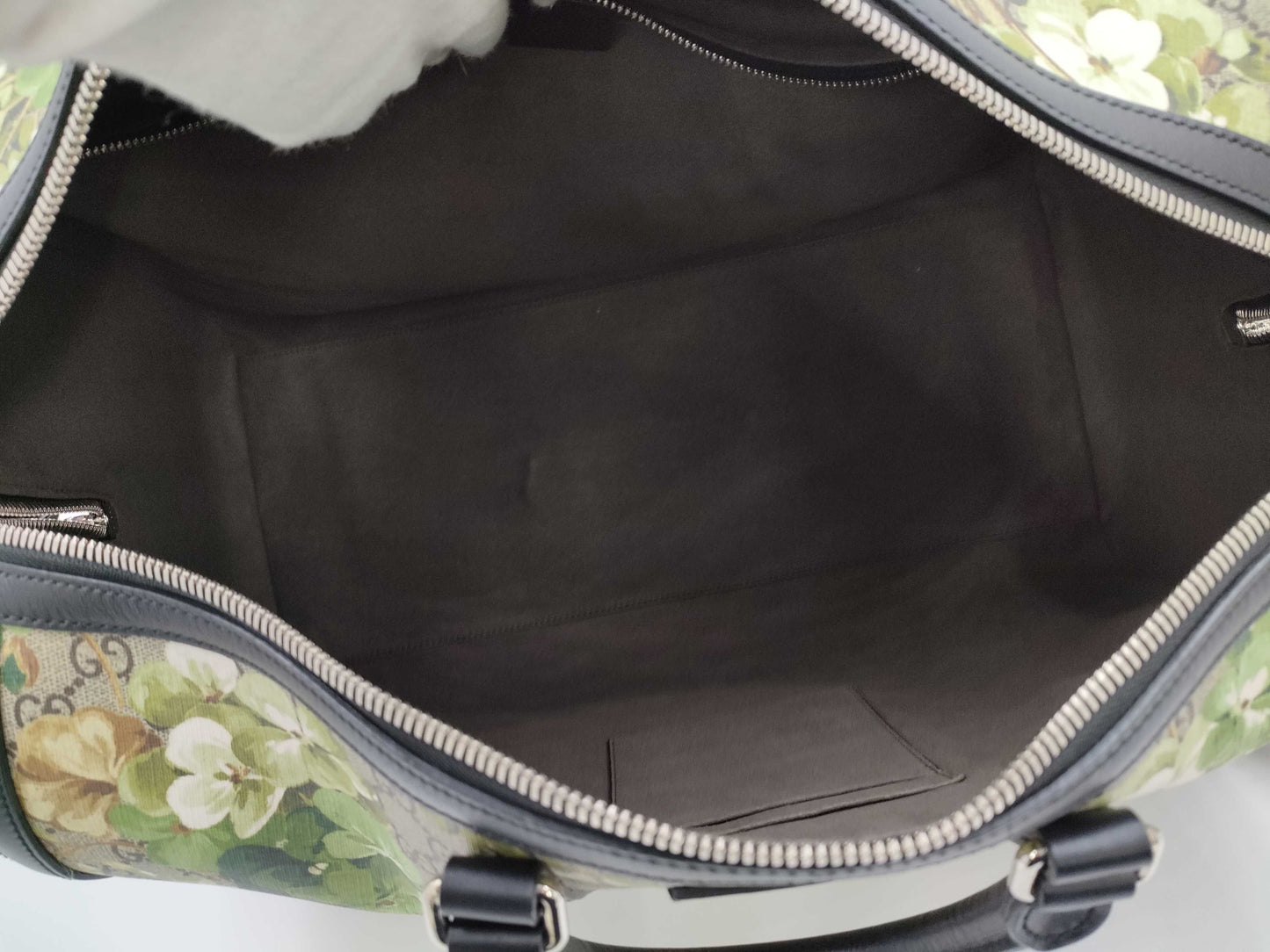 GUCCI GUCCI406380 Boston Bag Beige x Black Bag