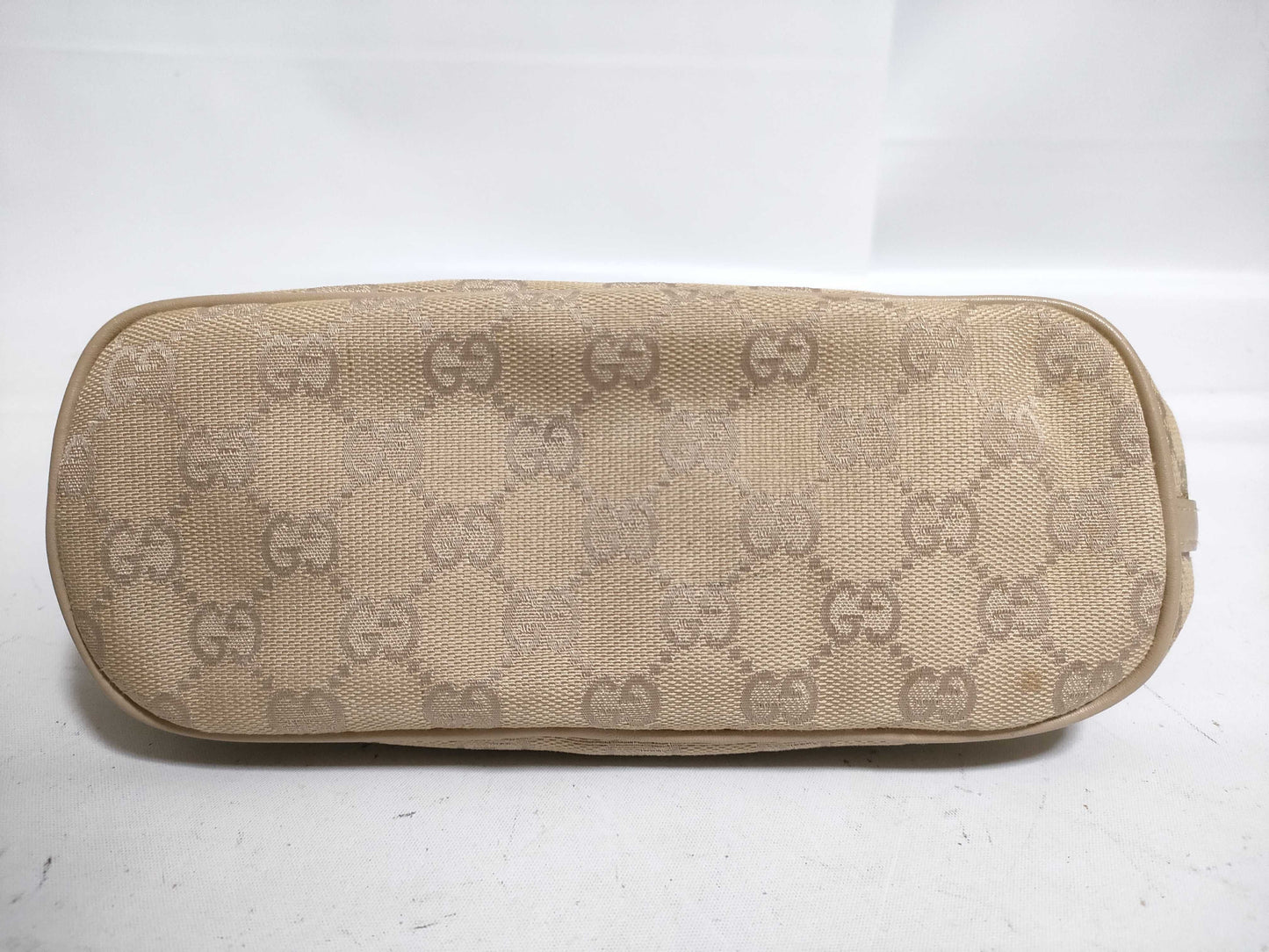 GUCCI GG Canvas Gucci GUCCI GG Canvas Beige Handbag Pouch Handbag