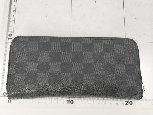 LOUIS VUITTON LV Damier Graphite Zippy Wallet Vertical N63095 Wallet