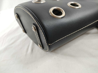 BURBERRY Leather Nova Check Shoulder Bag
