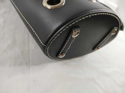 BURBERRY Leather Nova Check Shoulder Bag