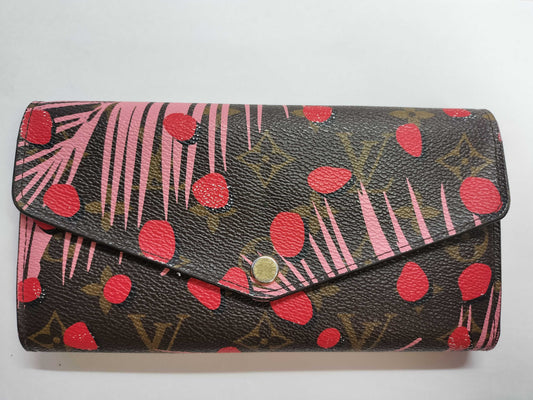 LOUIS VUITTON Monogram LV Monogram Jungle Dot Portefeuille Sarah M42576 CA1136 Wallet