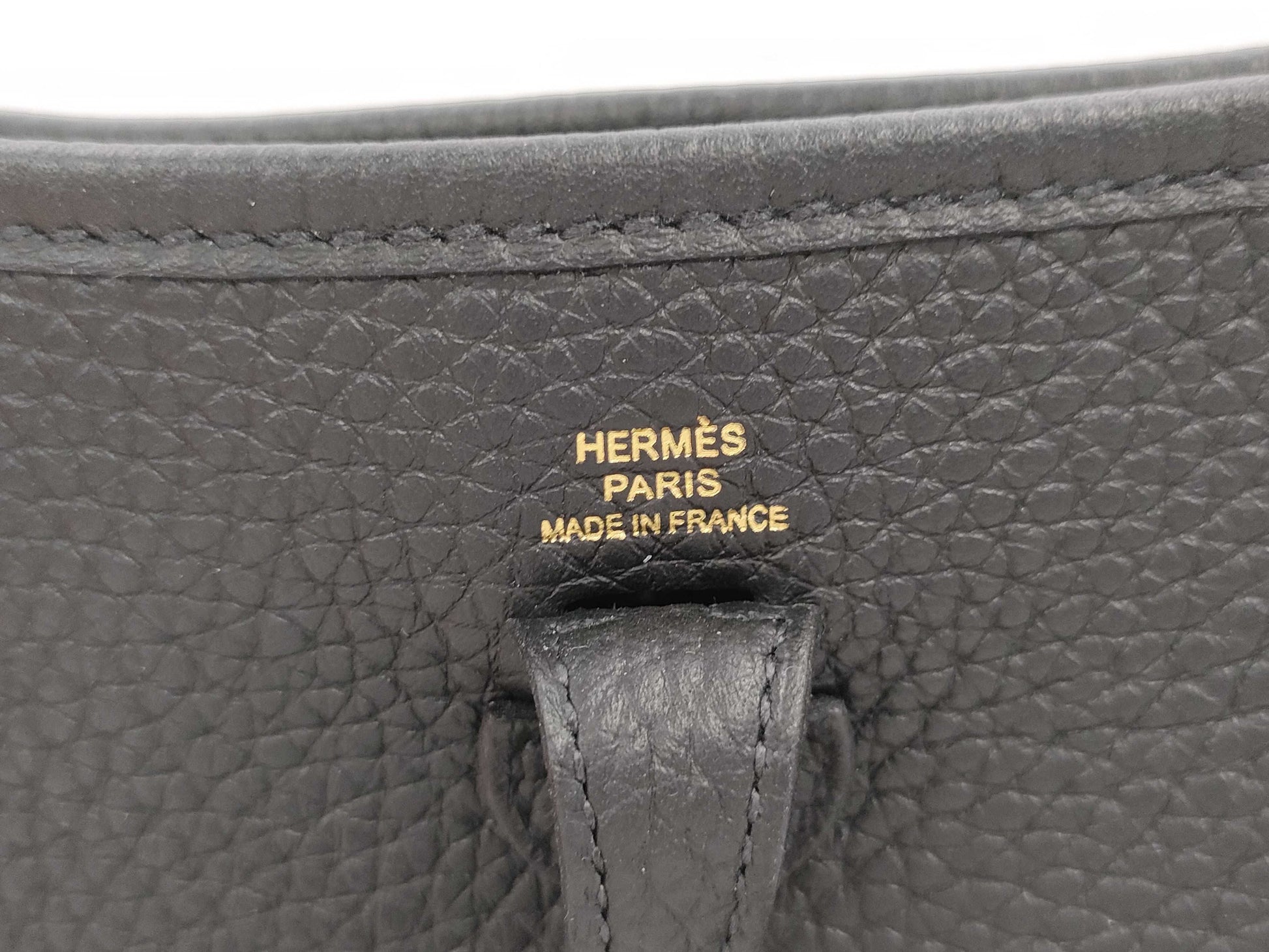 HERMES Evelyn TPM B Stamp G Hardware Shoulder Bag