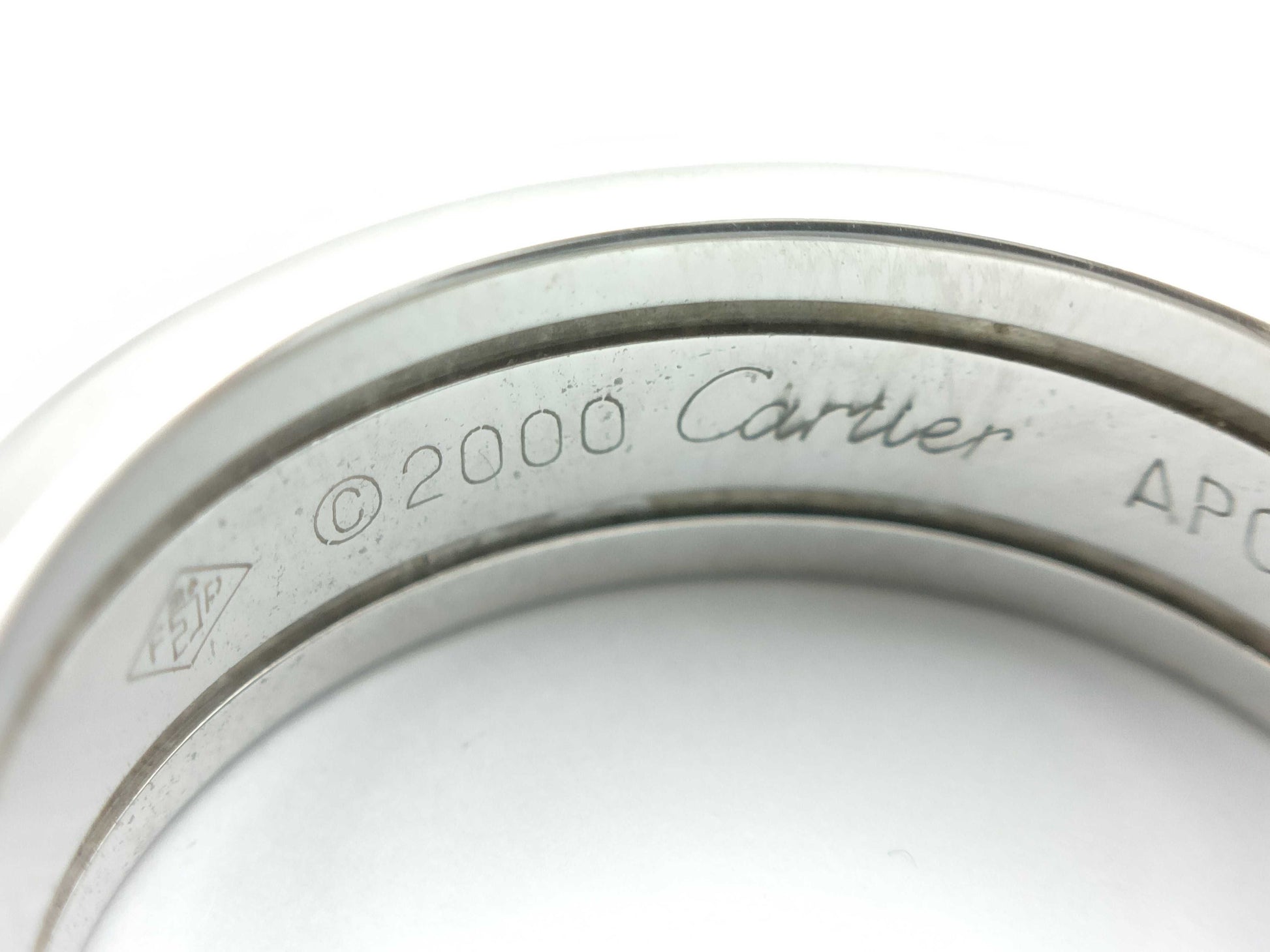 Cartier C2 #55 WG 750 7.8g Ring 