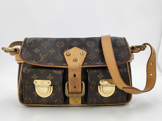 LOUIS VUITTON Louis Vuitton Shoulder Bag M40027 Hudson PM Brown DU0056