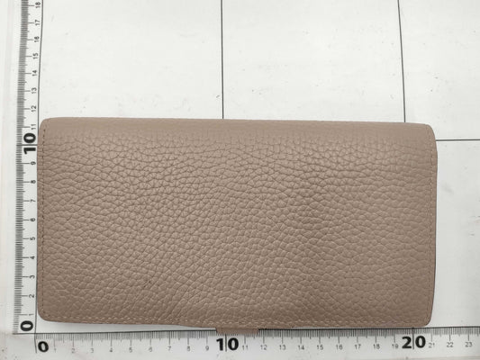 LOUIS VUITTON LOUIS VUITTON Other Line Bags Capucines Vertical Wallet Taurillon Long Wallet Beige x Blue