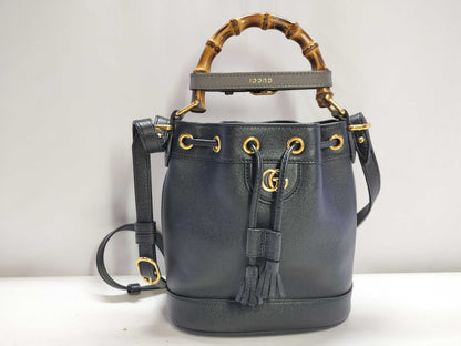 GUCCI Bamboo Gucci Hand Shoulder Bag Handbag