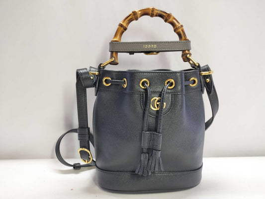 GUCCI Bamboo Gucci Hand Shoulder Bag Handbag