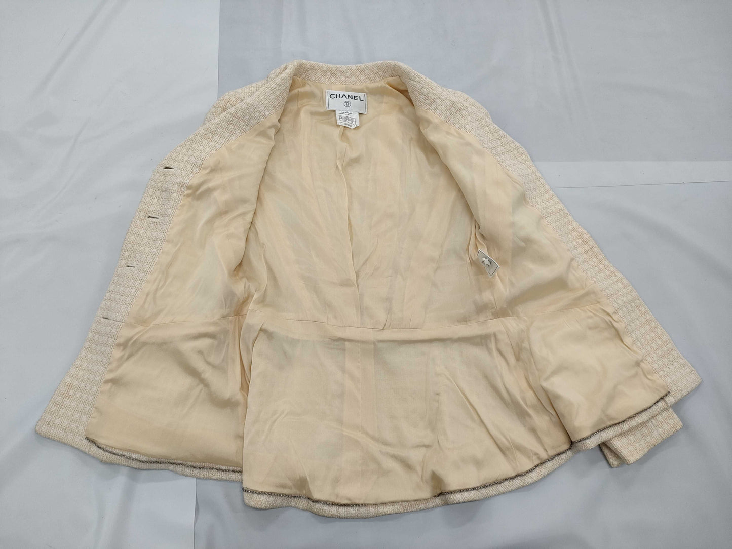CHANEL Wool Beige Jacket