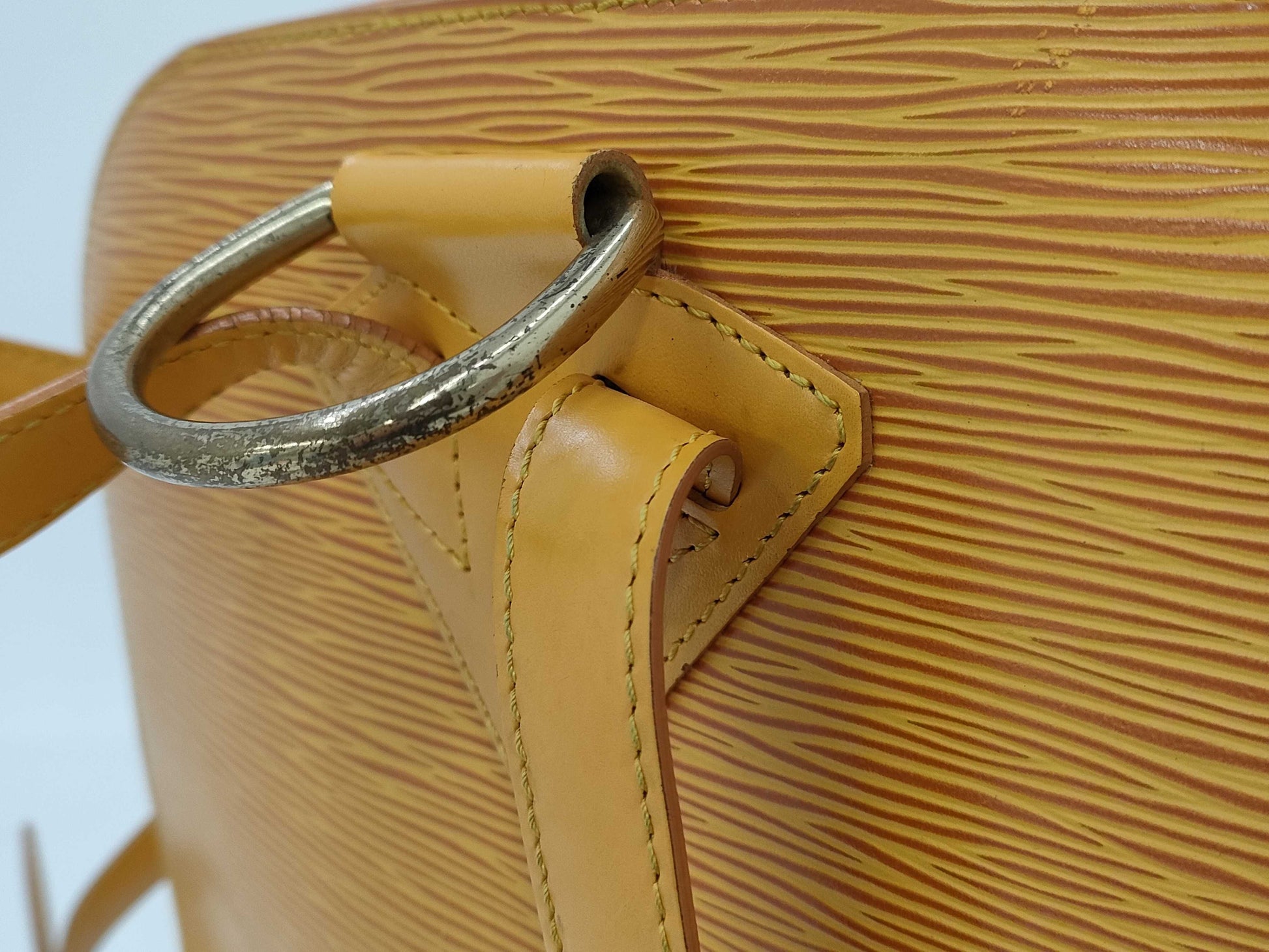 LOUIS VUITTON Epi Gobelin Tassili Yellow Backpack VI0996
