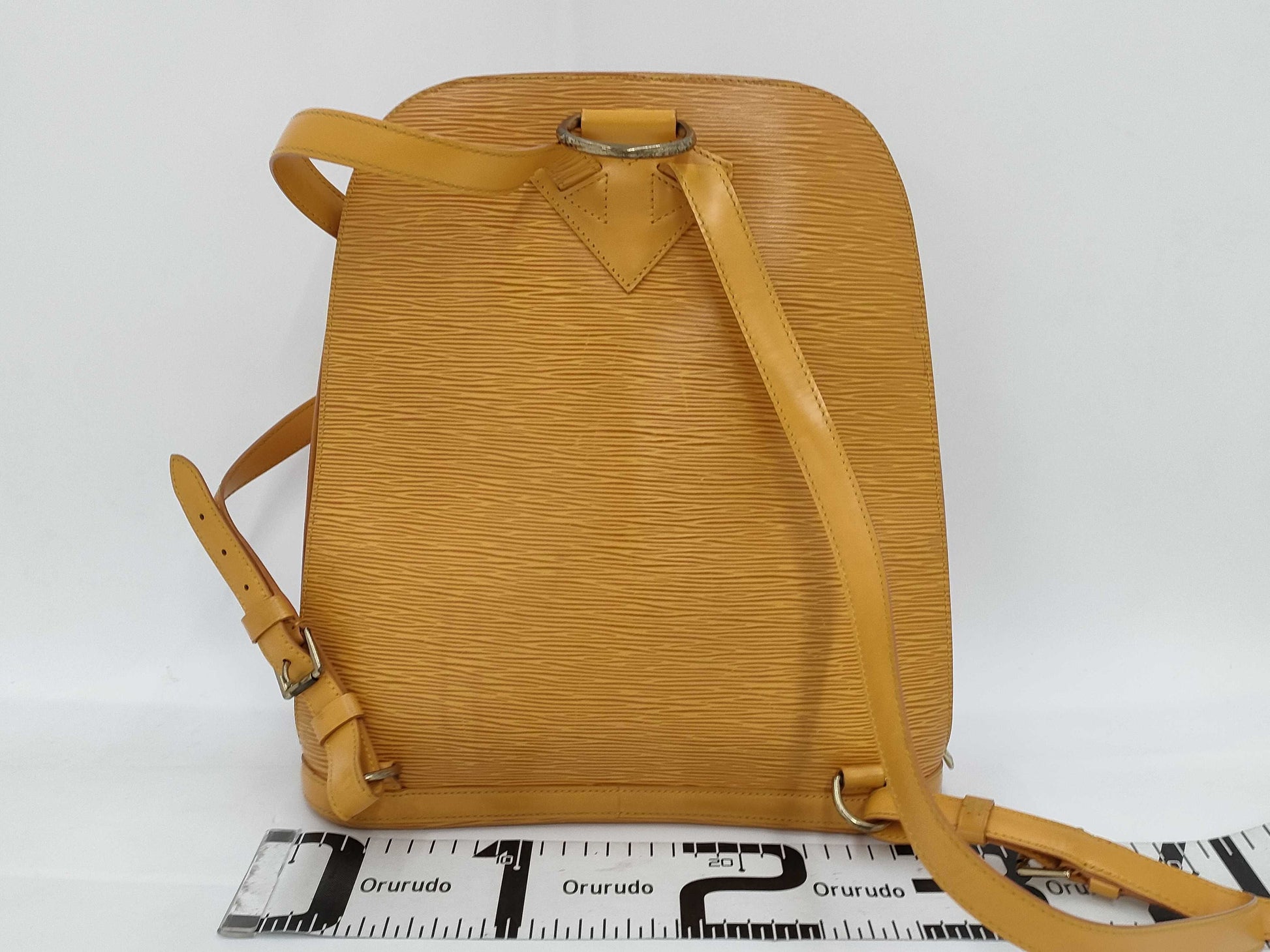 LOUIS VUITTON Epi Gobelin Tassili Yellow Backpack VI0996