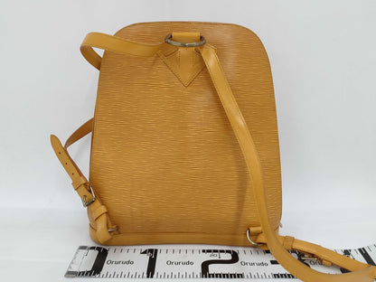 LOUIS VUITTON Epi Gobelin Tassili Yellow Backpack VI0996