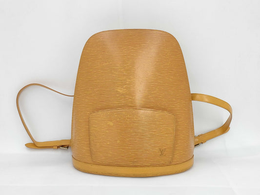 LOUIS VUITTON Epi Gobelin Tassili Yellow Backpack VI0996