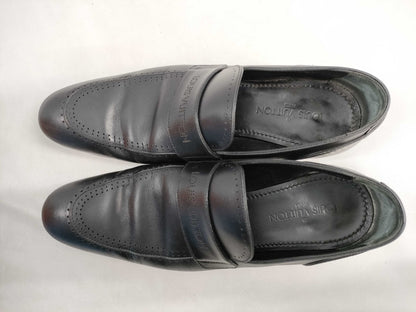 LOUIS VUITTON Louis Vuitton Loafers Leather Black LI0130 Business Shoes