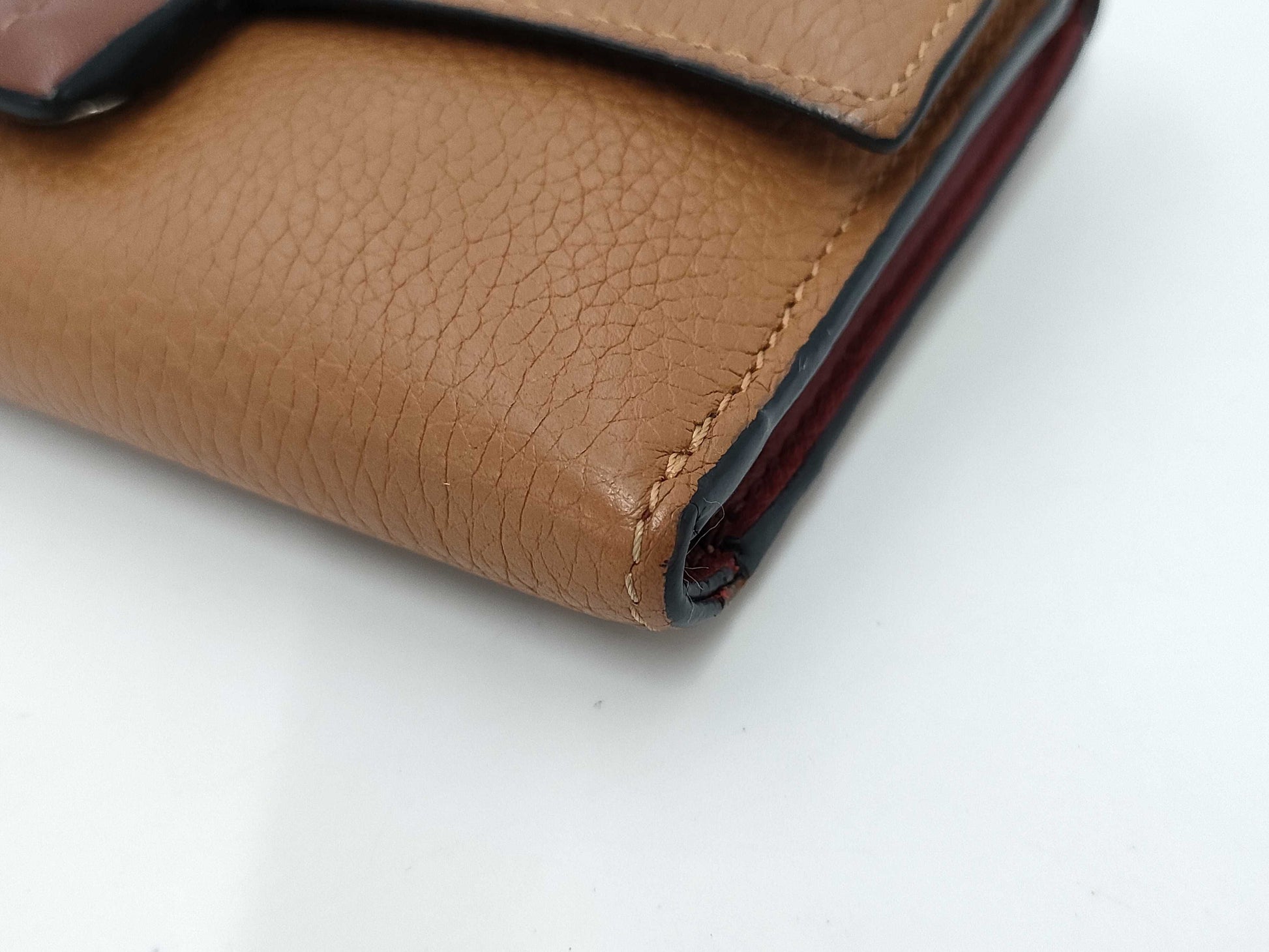 LOEWE Vertical Wallet Small Calfskin Brown Wallet