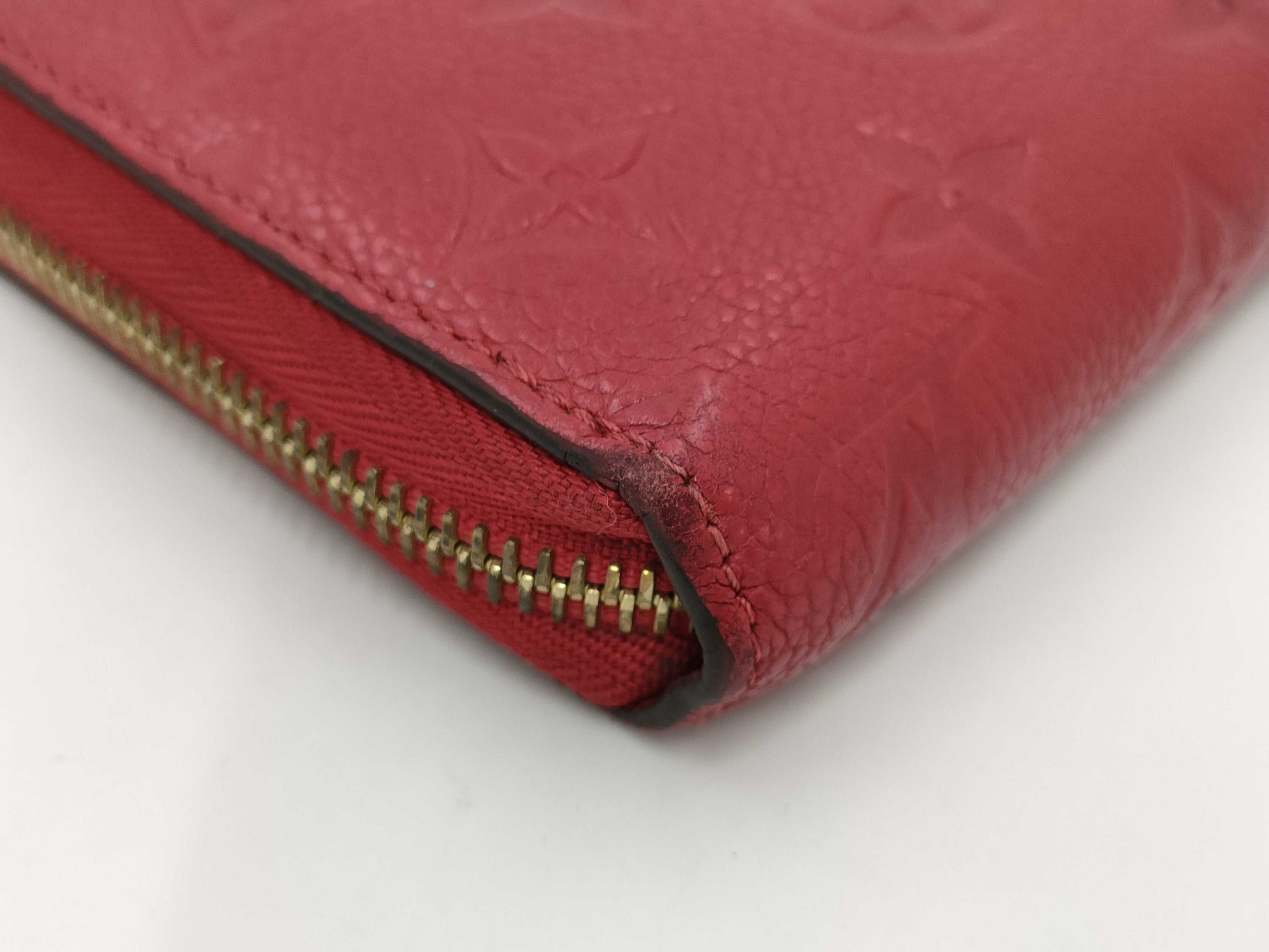 LOUIS VUITTON Louis Vuitton Empreinte Zippy Wallet Cerise SP0230 Wallet