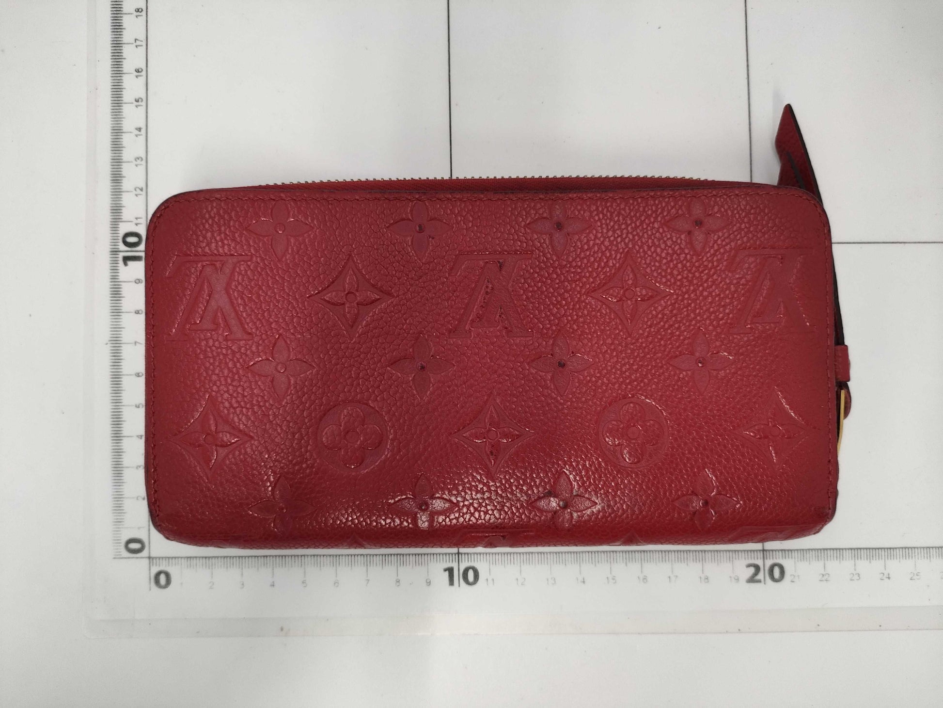 LOUIS VUITTON Louis Vuitton Empreinte Zippy Wallet Cerise SP0230 Wallet