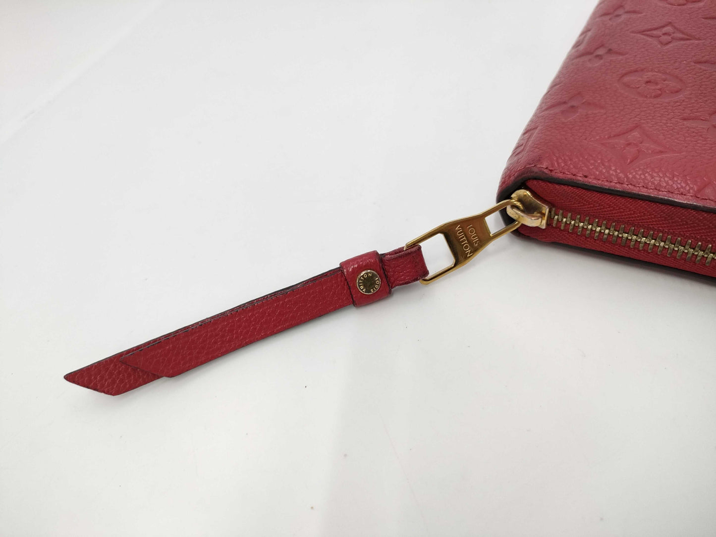 LOUIS VUITTON Louis Vuitton Empreinte Zippy Wallet Cerise SP0230 Wallet