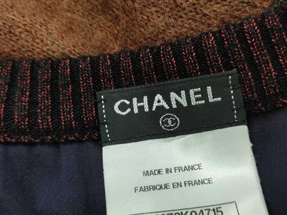 CHANEL Long Knit Multi 40 Cardigan