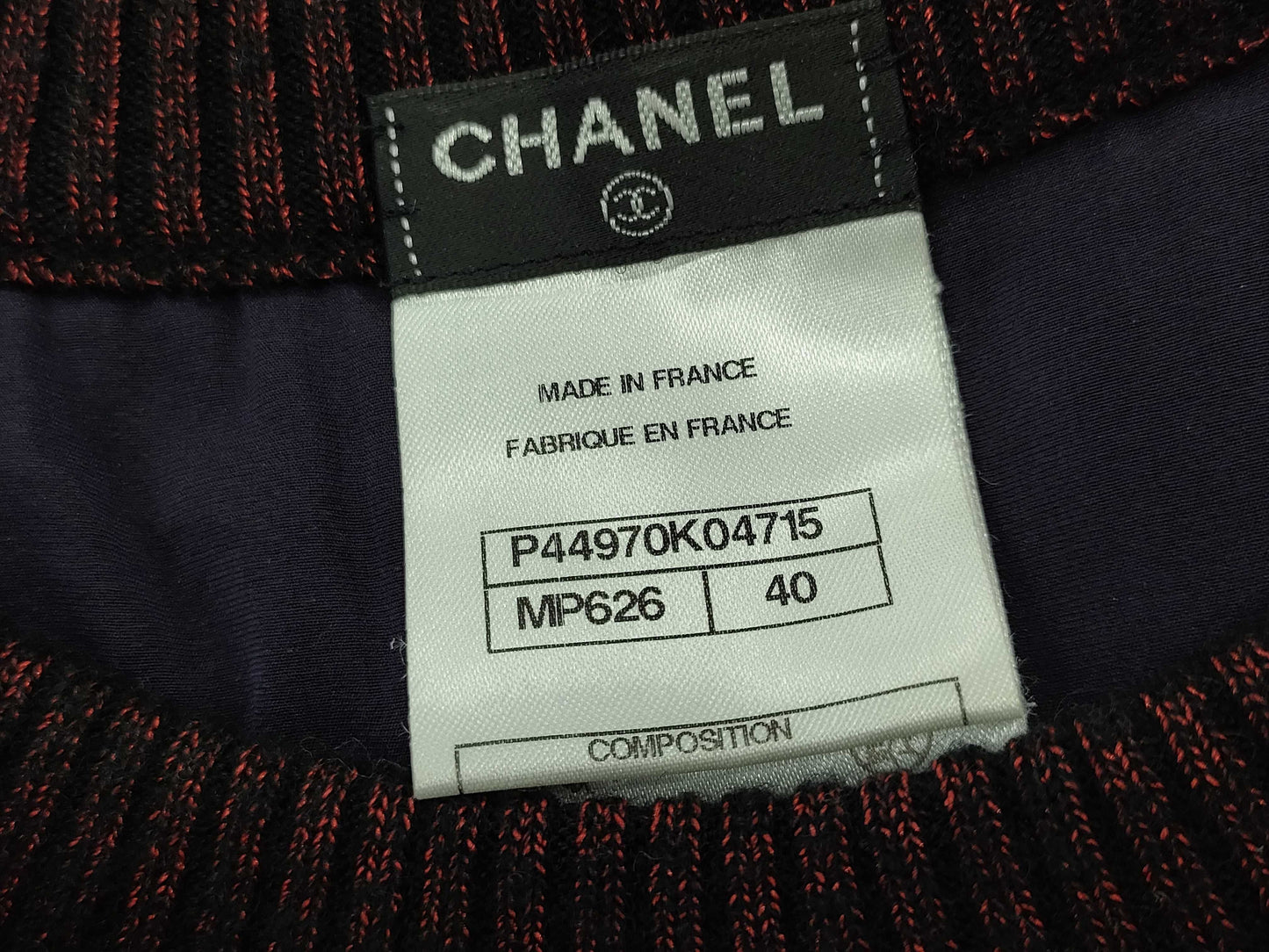 CHANEL Long Knit Multi 40 Cardigan
