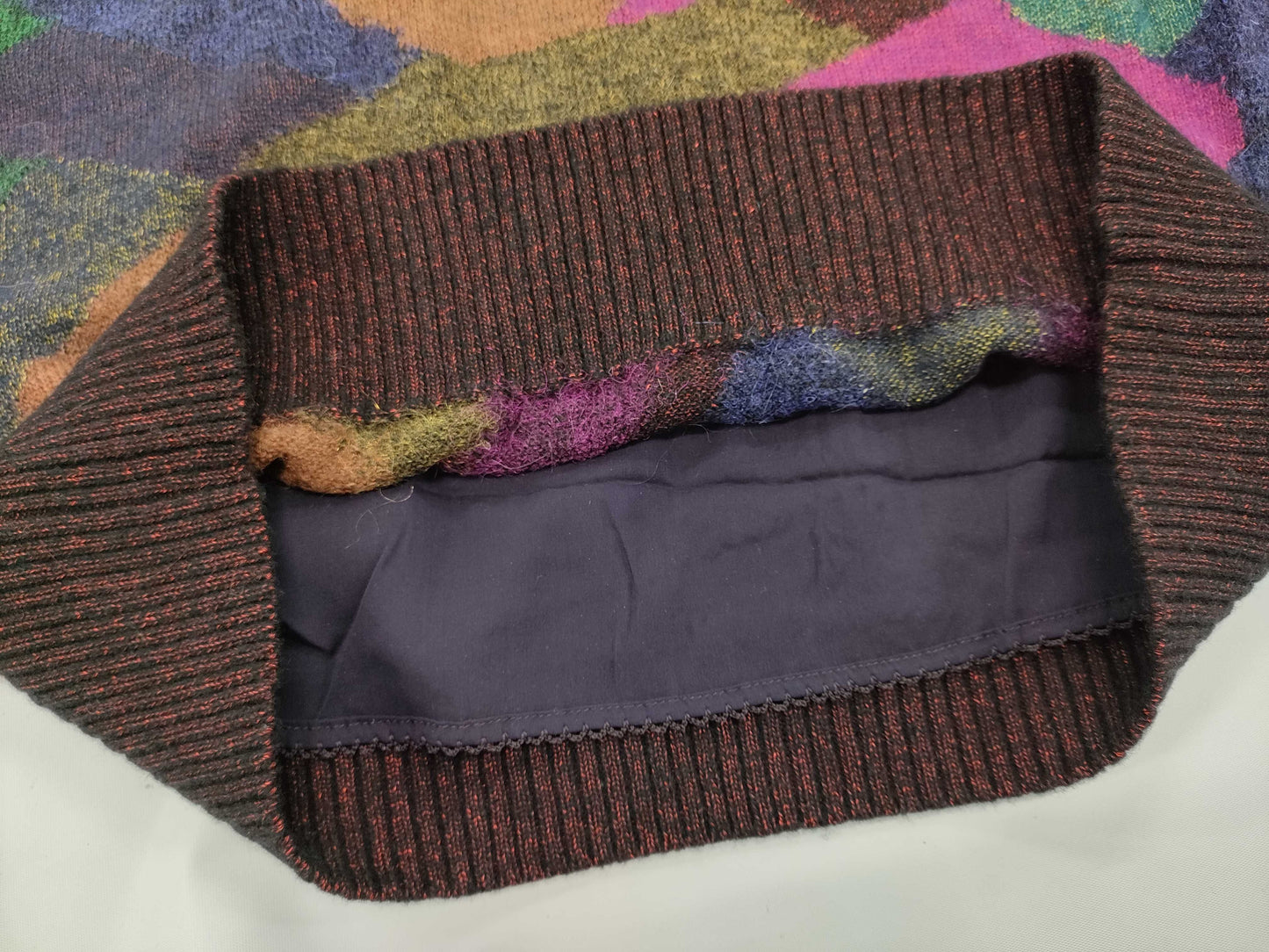 CHANEL Long Knit Multi 40 Cardigan