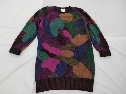 CHANEL Long Knit Multi 40 Cardigan
