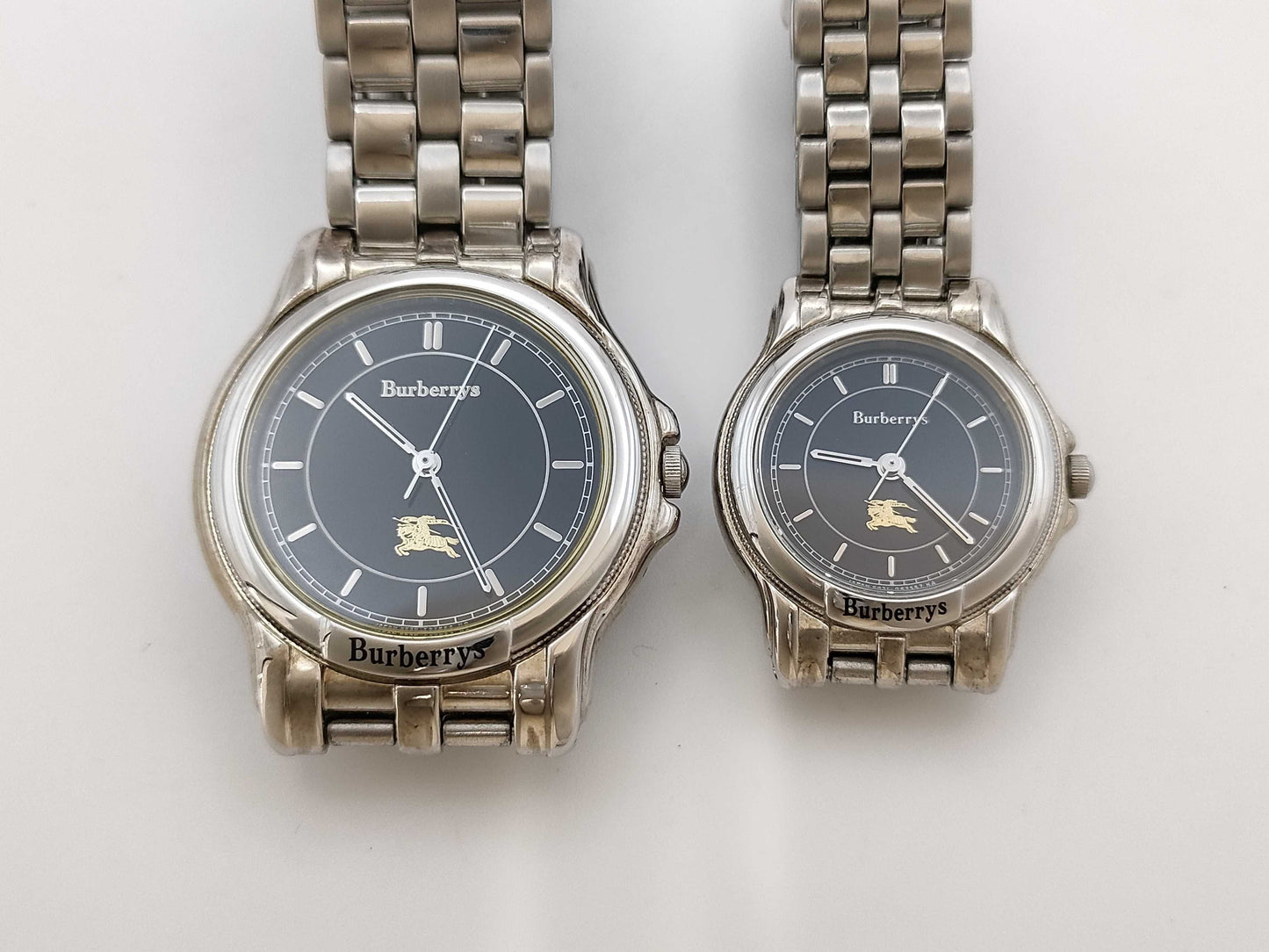 BURBERRY Pair Watch 5530-F52339Y 6N0247/6031-G13443Y 4D0134 Pair