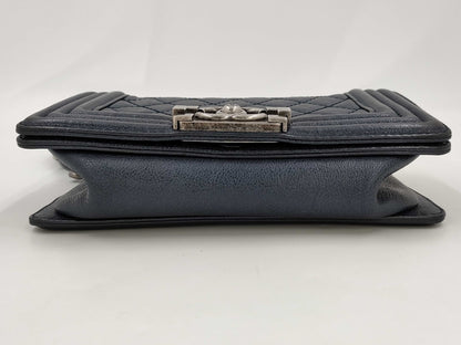 CHANEL Boy Chanel 20 Shoulder Bag Blue