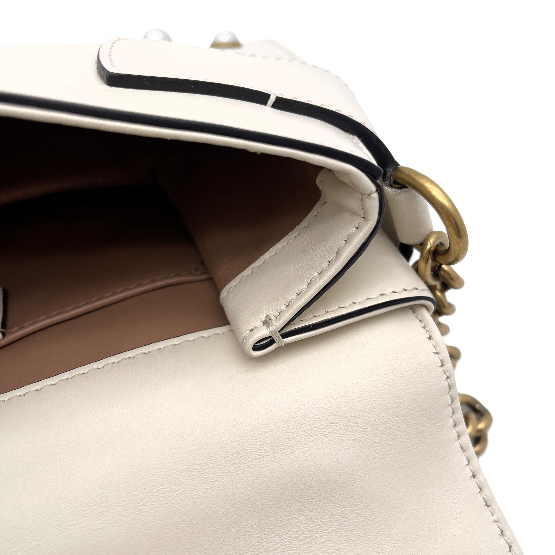 GUCCI Queen Margaret Pearl Shoulder Bag
