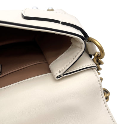 GUCCI Queen Margaret Pearl Shoulder Bag