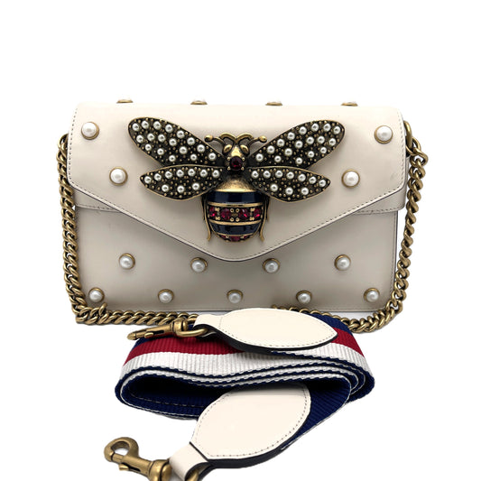 GUCCI Queen Margaret Pearl Shoulder Bag