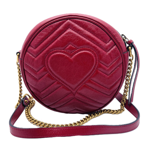 GUCCI Gucci Marmont Round Shoulder Bag