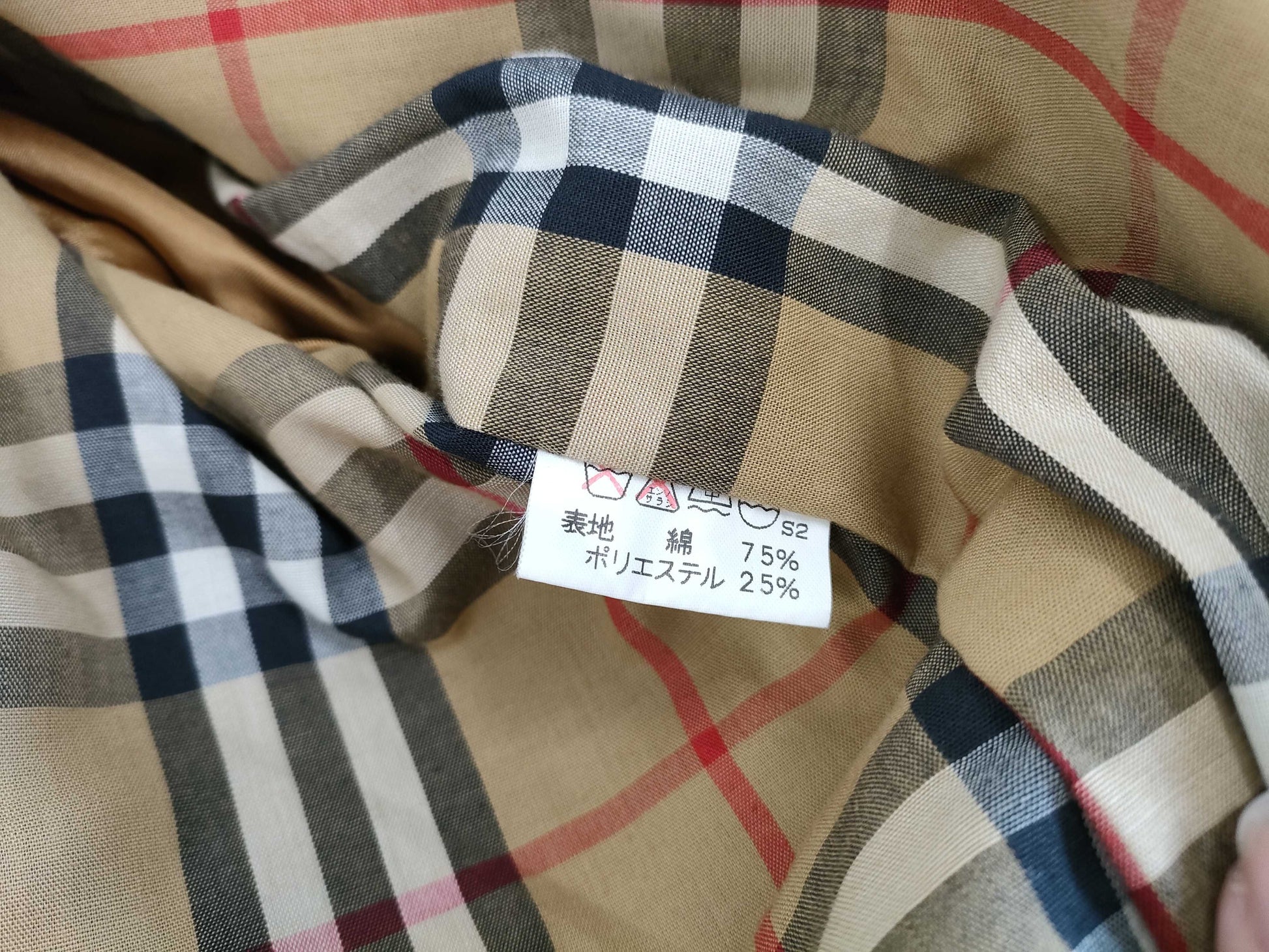 BURBERRY London Nova Check Lined Balcony Coat