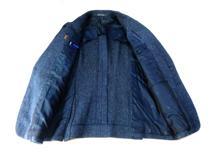 Yves Saint Laurent Tweed Tailored Jacket with YSL Logo Buttons