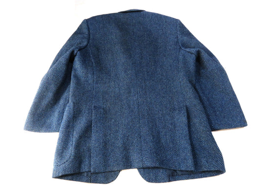 Yves Saint Laurent Tweed Tailored Jacket with YSL Logo Buttons