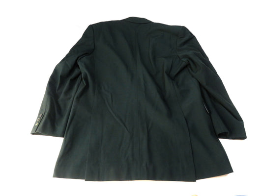 Yves Saint Laurent YSL logo lining double-breasted jacket