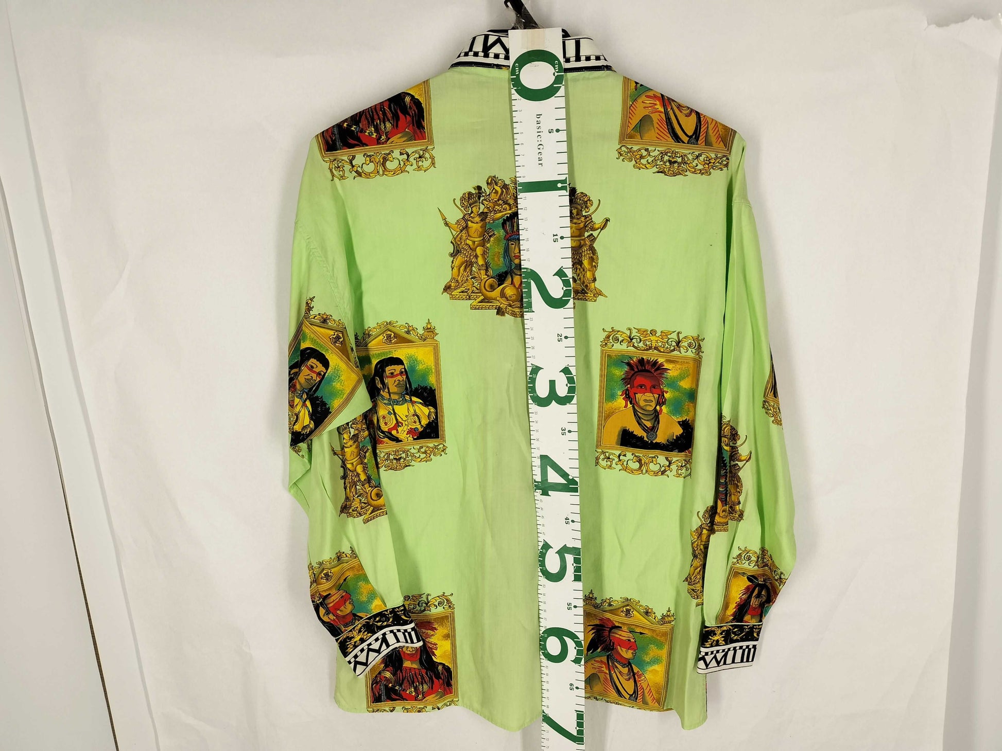 VERSACE 90s VERSUS VERSACE Ethnic Print Shirt