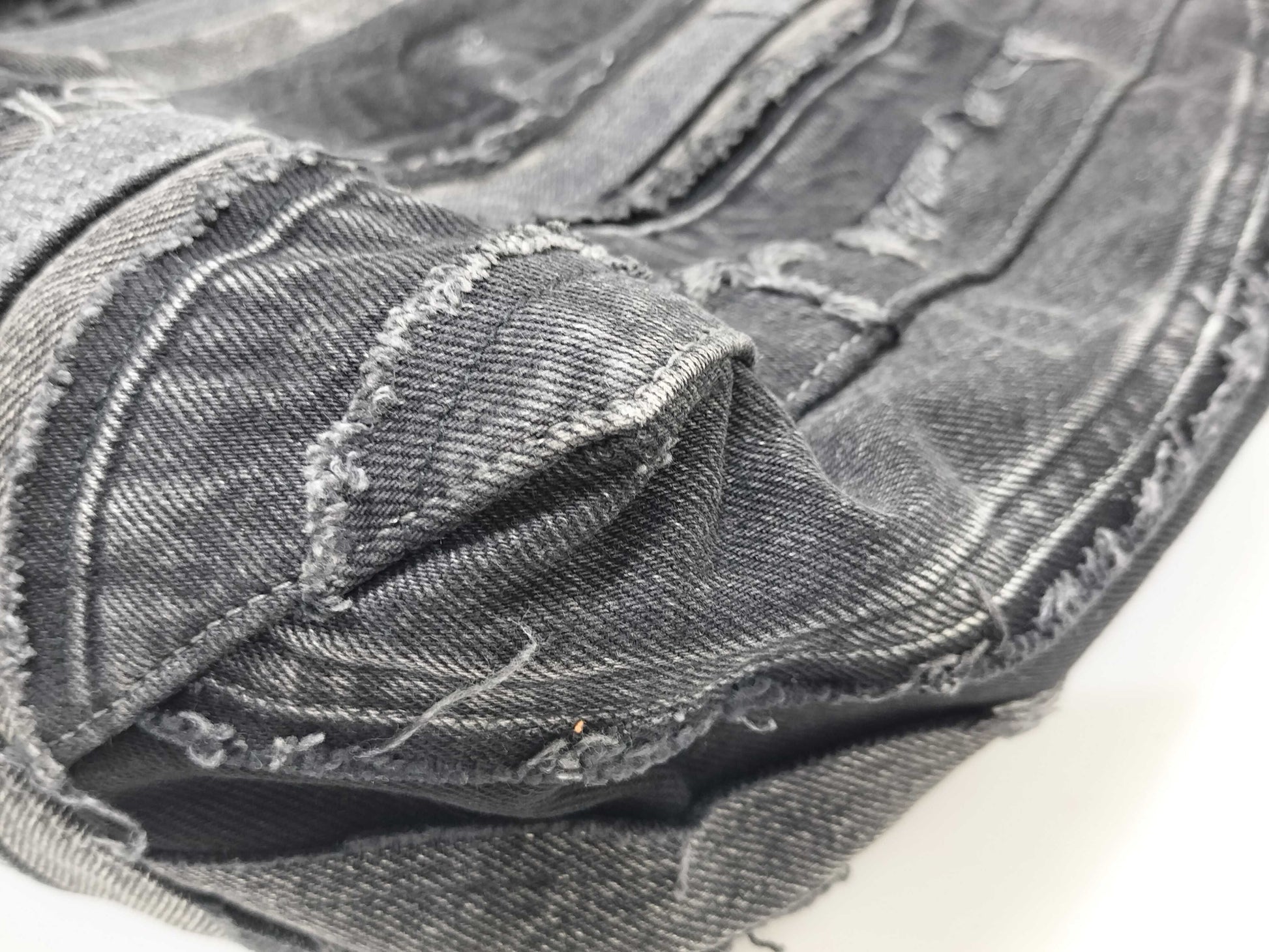 BALENCIAGA BALENCIAGA Denim Reconstruction Tote Bag 2-Way Tote Bag