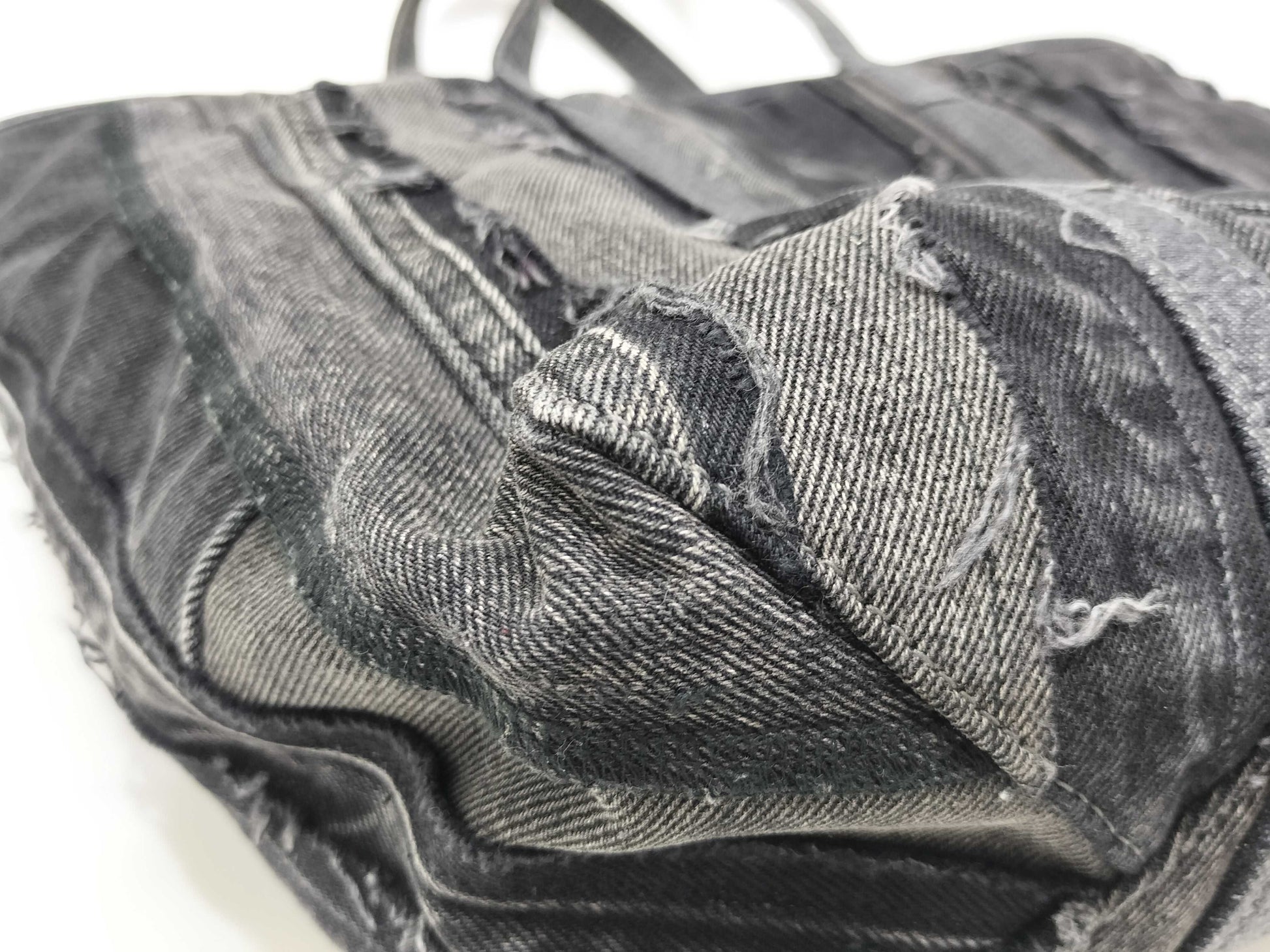BALENCIAGA BALENCIAGA Denim Reconstruction Tote Bag 2-Way Tote Bag