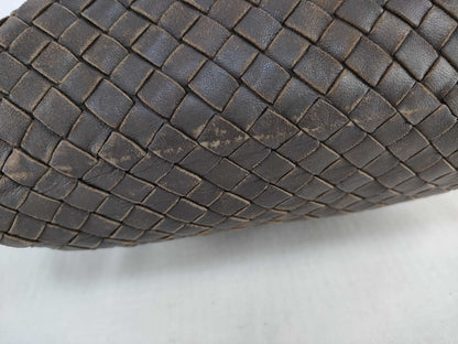 BOTTEGA VENETA Intrecciato Shoulder Bag Brown