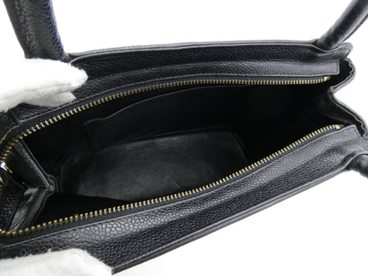 CHANEL V-Stitch Coco Mark Caviar Leather Fringe Tote Bag