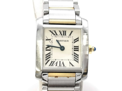 Cartier Tank Française SM W51007Q4 2384 465115CD Quartz Women's Watch