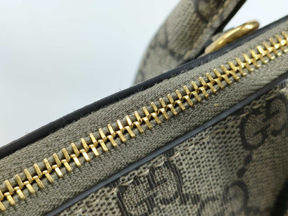 GUCCI GG Supreme Gucci & Balenciaga Hacker Ville Small Bag Beige Shoulder/Handbag Handbag