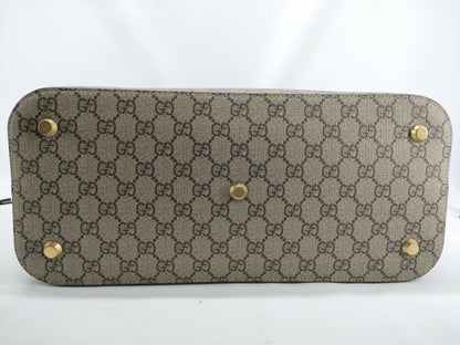 GUCCI GG Supreme Gucci & Balenciaga Hacker Ville Small Bag Beige Shoulder/Handbag Handbag