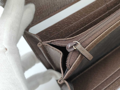 GUCCI GG Canvas Long Wallet
