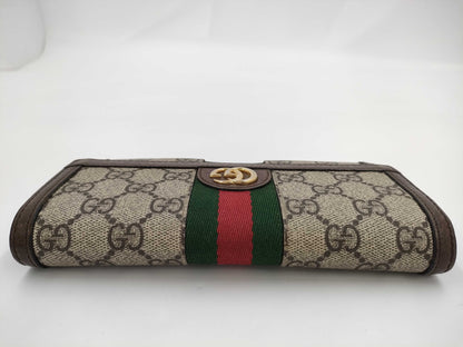 GUCCI GG Canvas Long Wallet